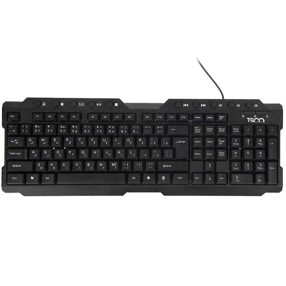 کیبورد تسکو مدل TK 8009 با حروف فارسی