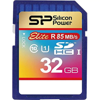  کارت حافظه SDHC سیلیکون پاور مدل Elite کلاس 10 استاندارد UHS-I U1 سرعت 85MBps ظرفیت 32 گیگابایت 