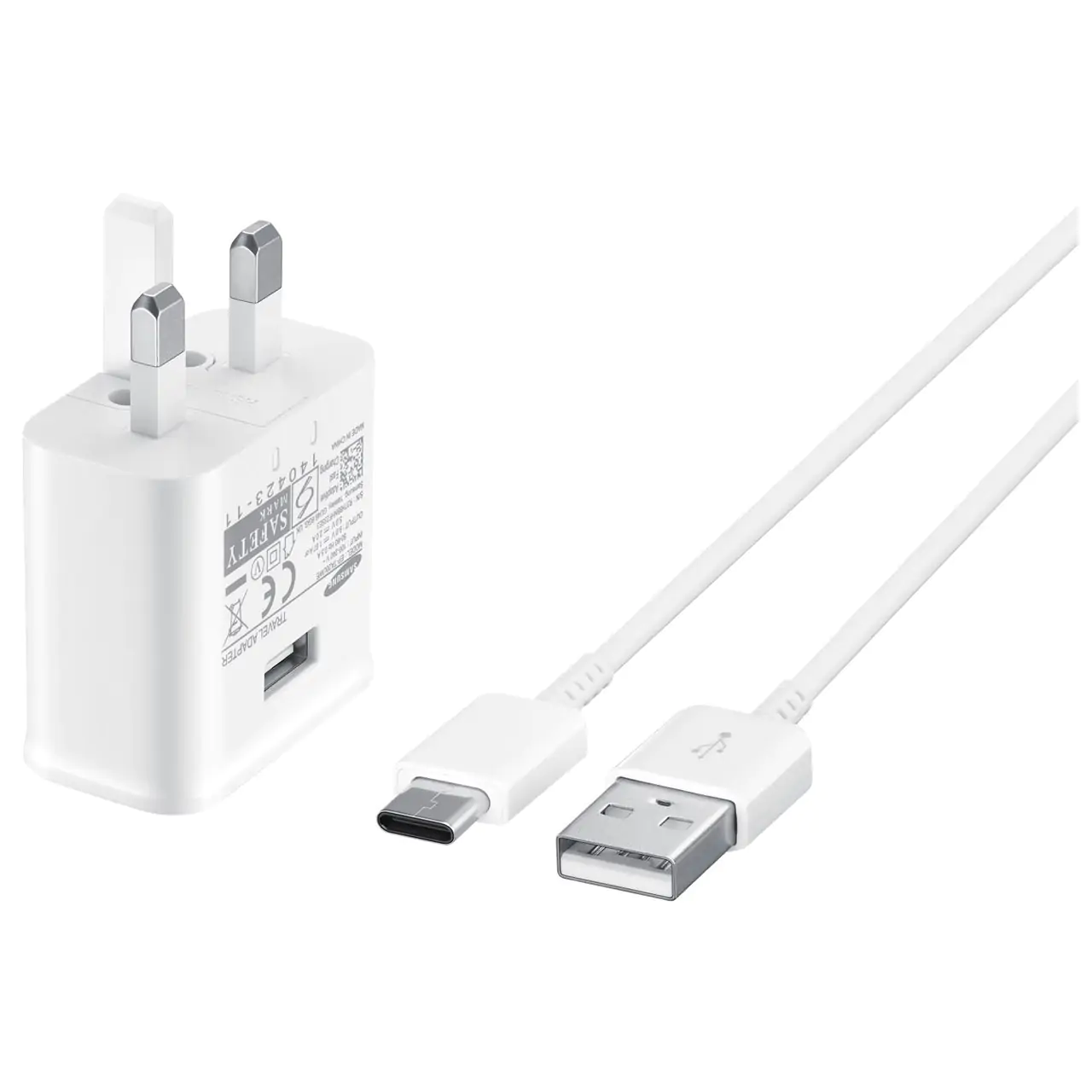 شارژر دیواری 15W سامسونگ مدل EP-TA20UWE همراه با کابل USB Type-C