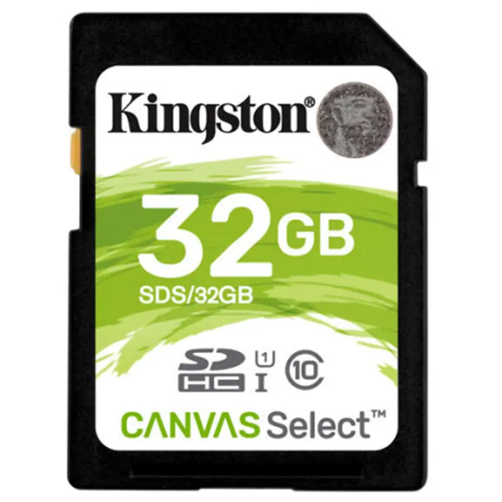 کارت حافظه SD کینگستون مدل Canvas Select کلاس 10 استاندارد UHS-I U1 سرعت 80MBps ظرفیت 32 گیگابایت