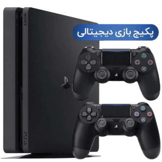 کنسول بازی سونی مدل Playstation 4 Slim - 1TB کد Region 2 CUH-2216B همراه با پکیج بازی + با دو عدد دسته بازی کنسول بازی سونی مدل Playstation 4 Slim - 1TB کد Region 2 CUH-2216B همراه با پکیج بازی + با دو عدد دسته بازی