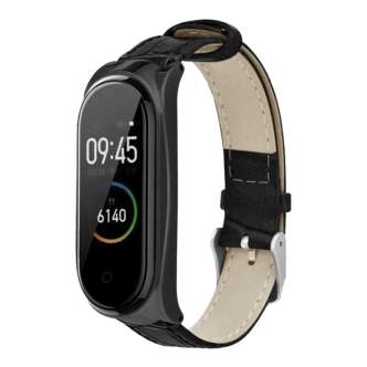 بند چرم مناسب برای مچ بند هوشمند شیائومی Mi Band 4 بند چرم مناسب برای مچ بند هوشمند شیائومی Mi Band 4