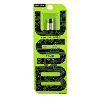 تبدیل Micro USB به Remax RA-USB1 FELIZ TYPE-C تبدیل Micro USB به Remax RA-USB1 FELIZ TYPE-C