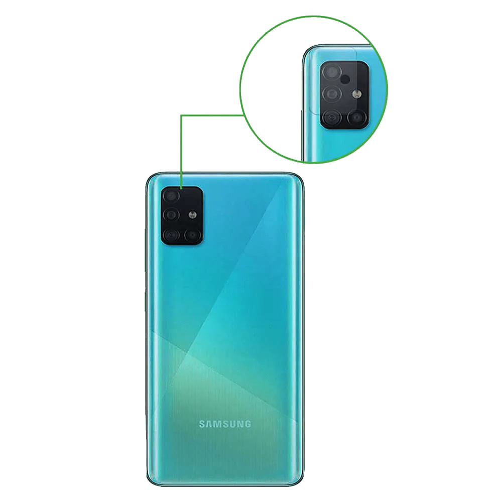 محافظ لنز دوربین مناسب برای گوشی موبایل سامسونگ Galaxy A51