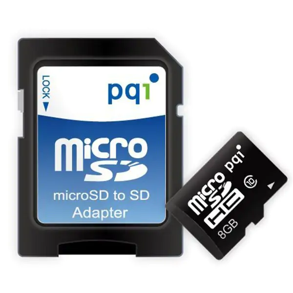 کارت حافظه میکرو اس دی پی کیو آی Micro SDHC Class 10 8GB