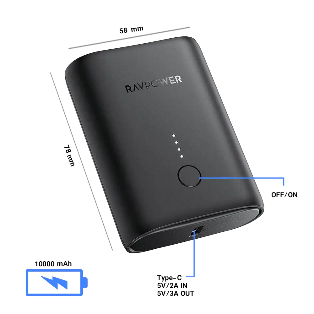 Ravpower RP-PB194 10000mAh Power Bank
