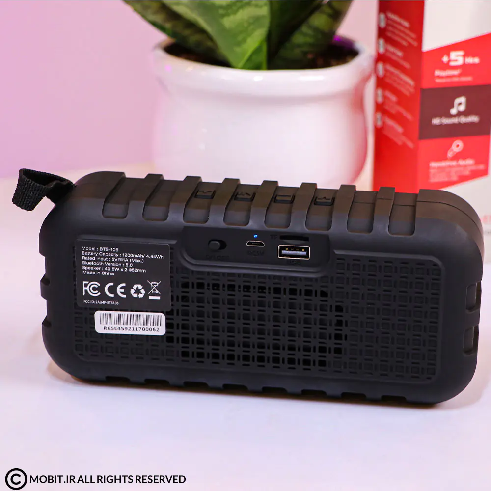 Energizer BTS106 Portable Bluetooth Speaker