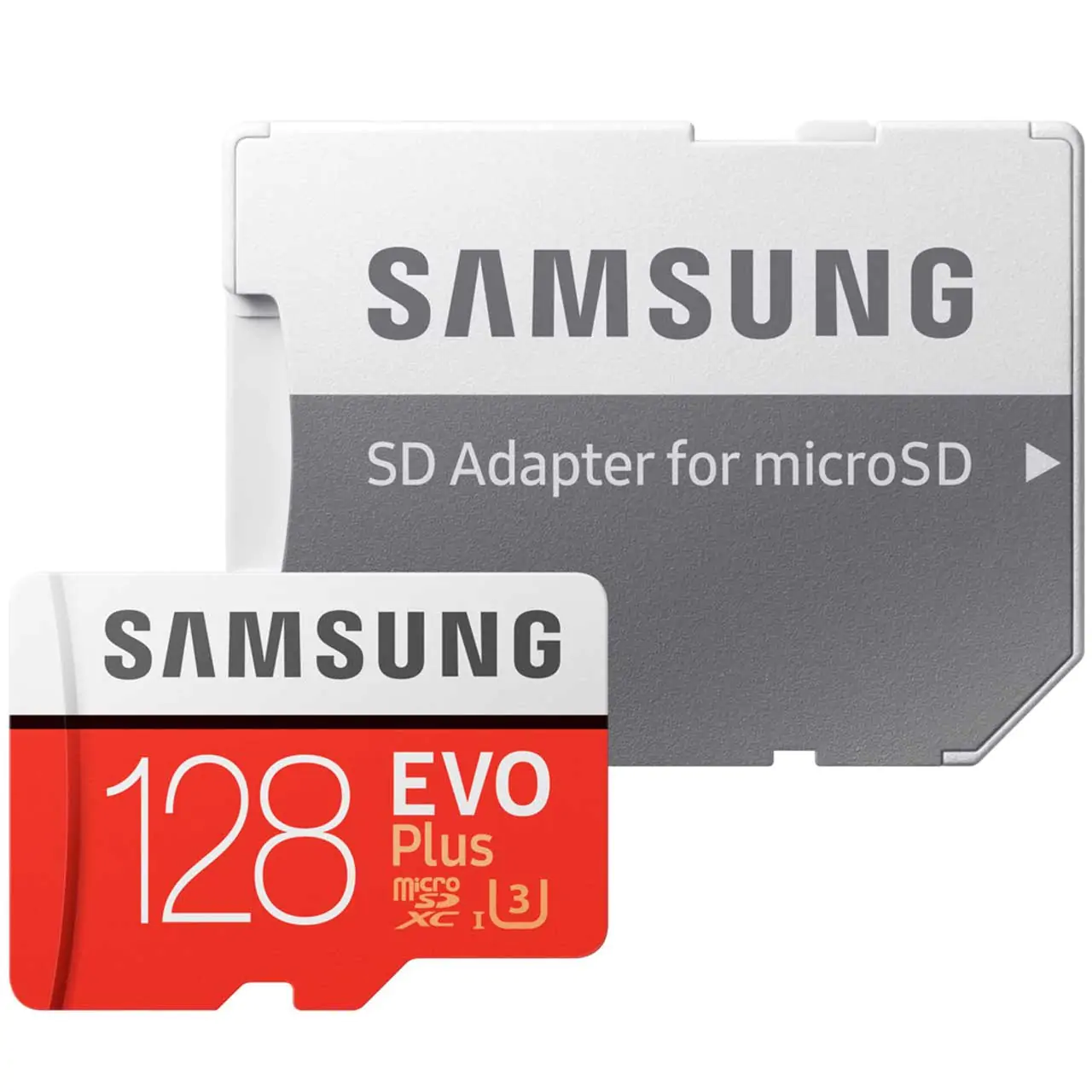 کارت حافظه microSDXC سامسونگ Evo Plus کلاس 10 سرعت 100MBps با آداپتور SD ظرفیت 128GB