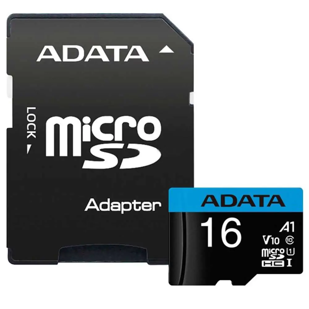 کارت حافظه microSDHC ای دیتا مدل Premier کلاس 10 استاندارد UHS-I U1 سرعت 100MBps ظرفیت 16 گیگابایت به همراه آداپتور SD