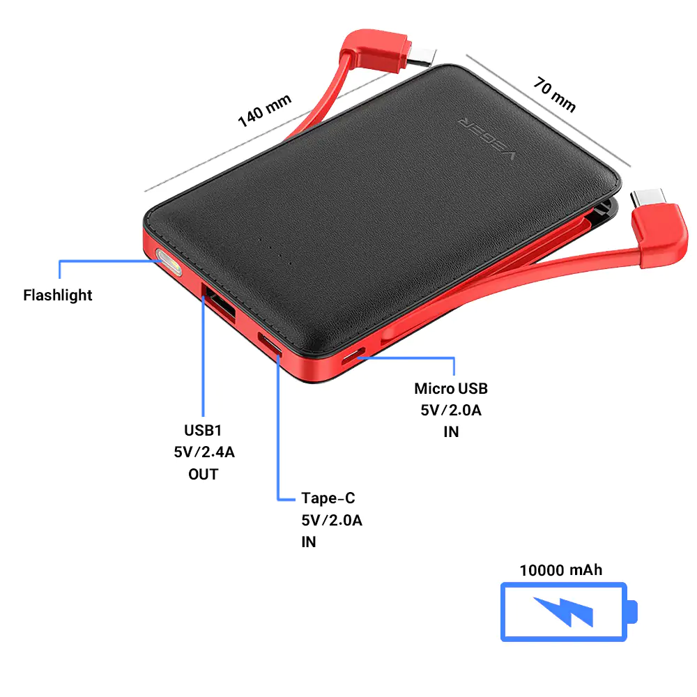 Veger X106 10000mAh Power Bank