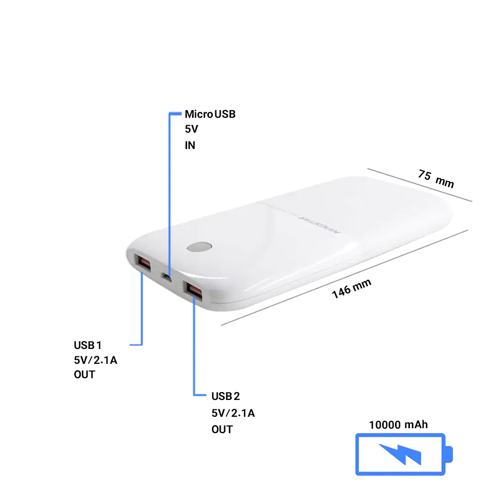 KingStar KP10017 10000mAh Power Bank
