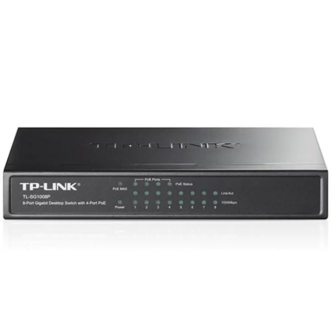 سوییچ 8 پورت گیگابیتی تی پی-لینک به همراه 4 پورت POE مدل TL-SG1008P سوییچ 8 پورت گیگابیتی تی پی-لینک به همراه 4 پورت POE مدل TL-SG1008P
