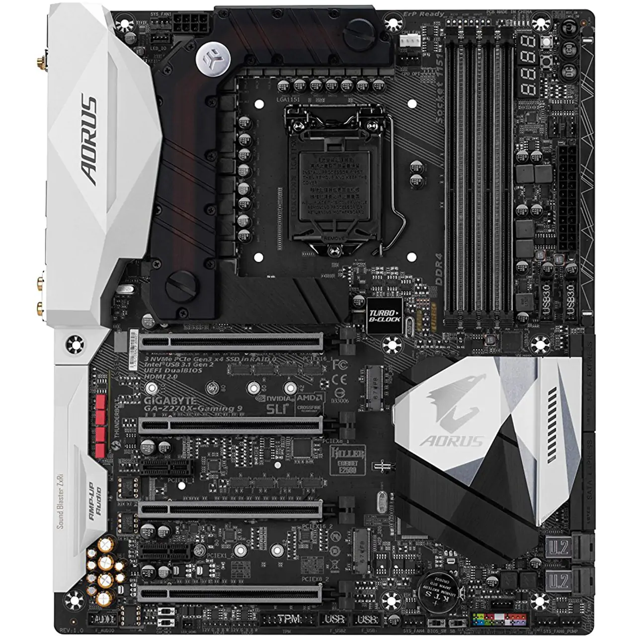 مادربرد گیگابایت مدل GA-Z270X-Gaming 9 (rev. 1.0)