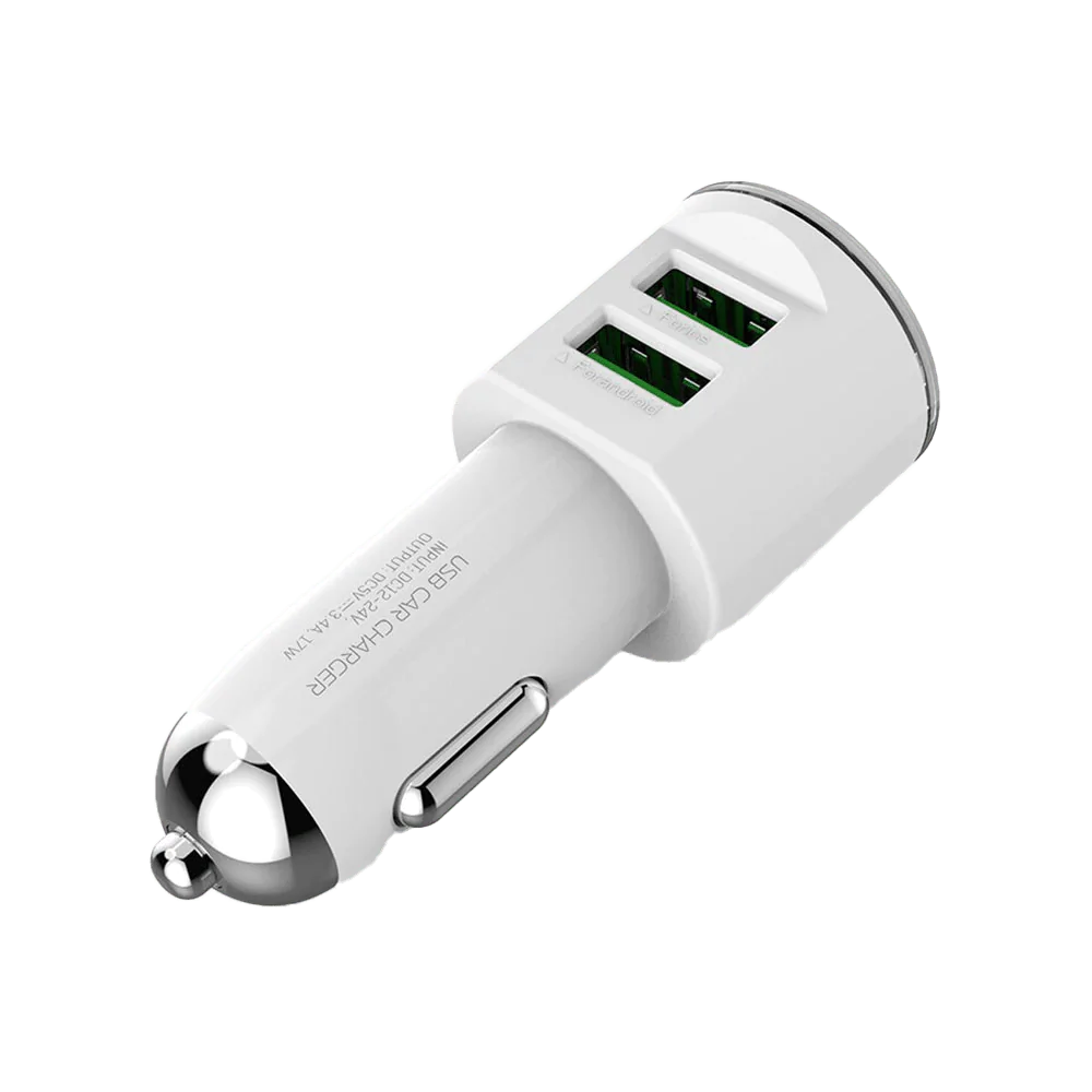 شارژر فندکی الدینیو مدل DL-C29 به همراه کابل تبدیل microUSB