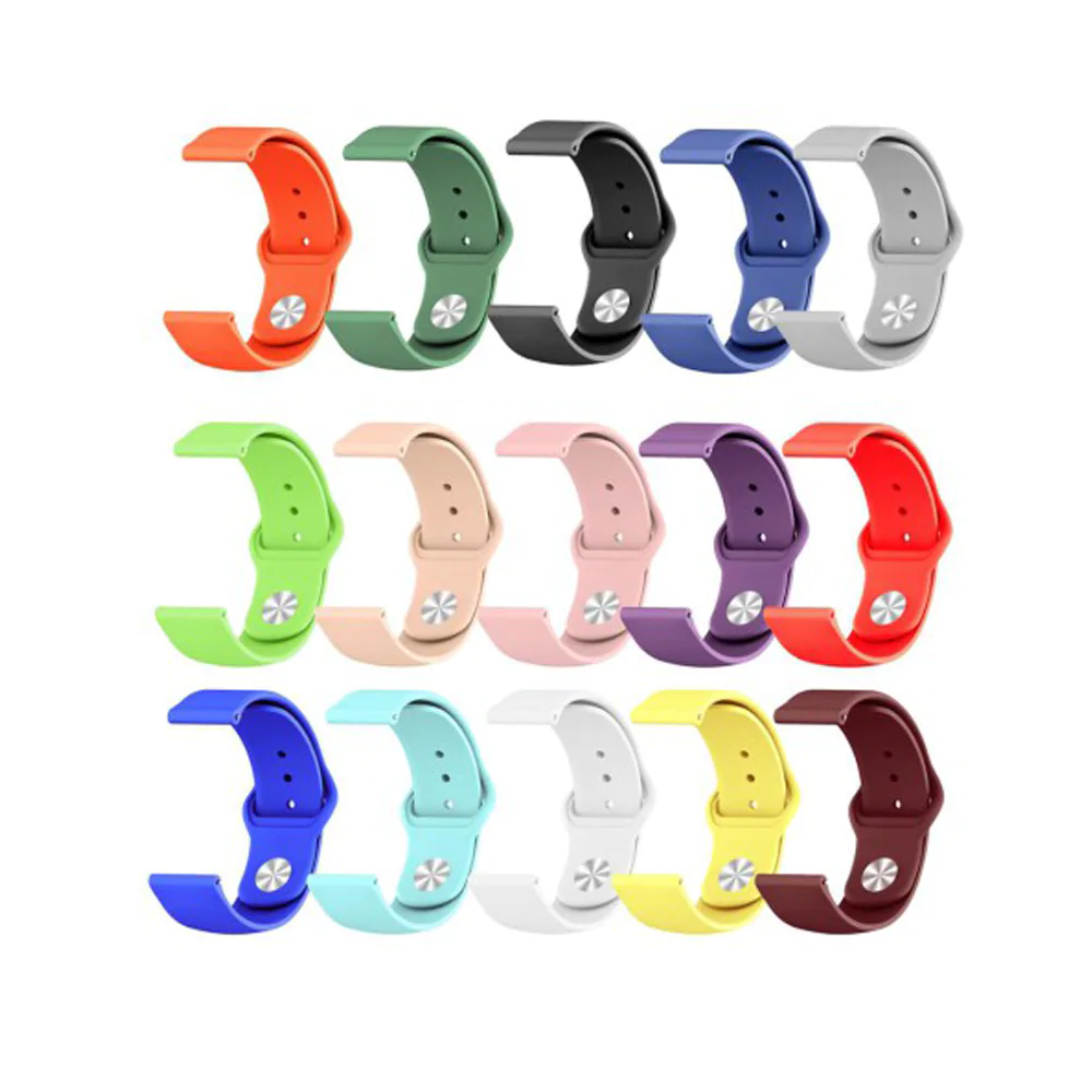 Gear Silicon Watch Band for 20mm