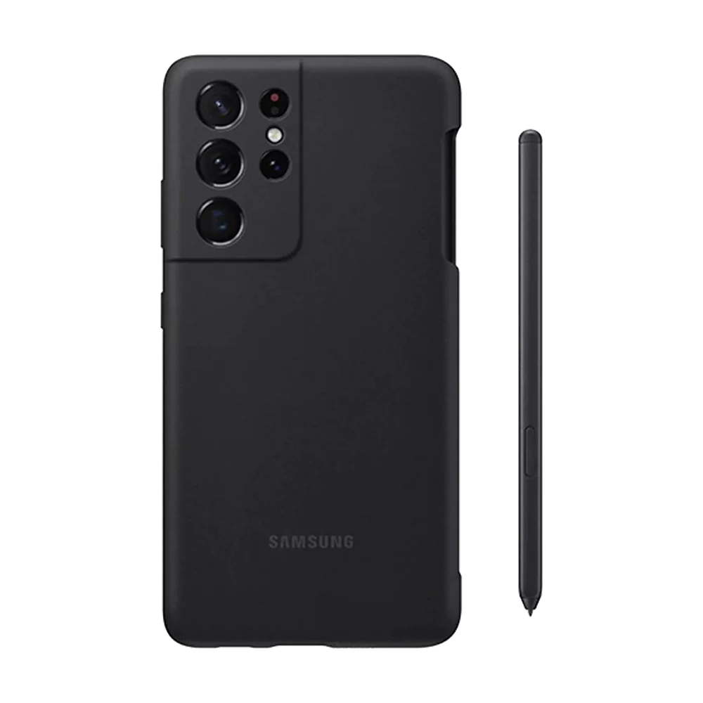 Silicon Samsung Cover With S Pen Suitable for Galaxy S21 Ultra/ S21 Ultra 5G