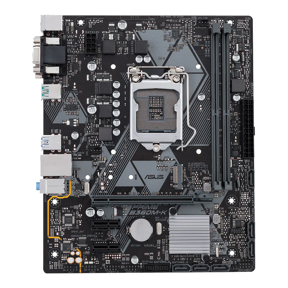 Asus Prime B360M-K Motherboard