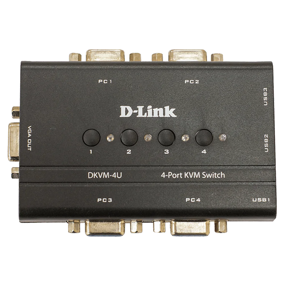 KVM Switch D-LINK (DKVM-4U) 4 Port USB