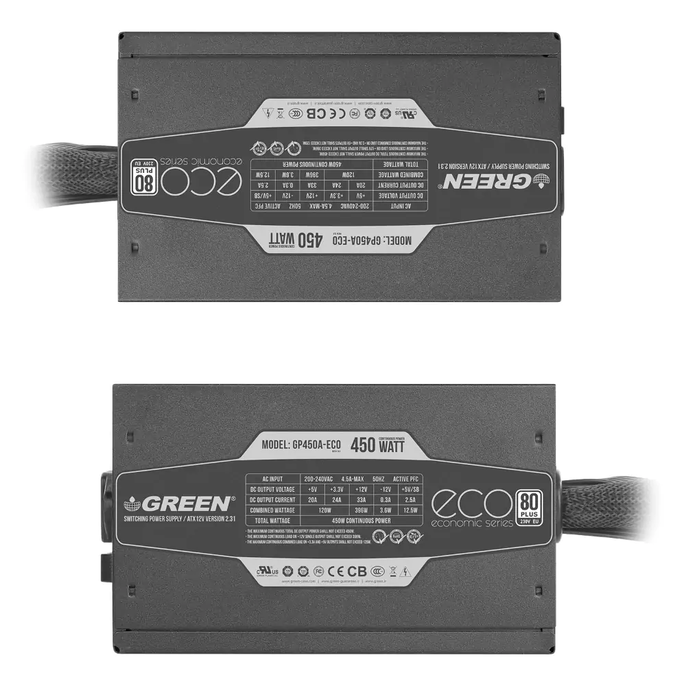 Green GP450A-ECO Rev3.1 Power