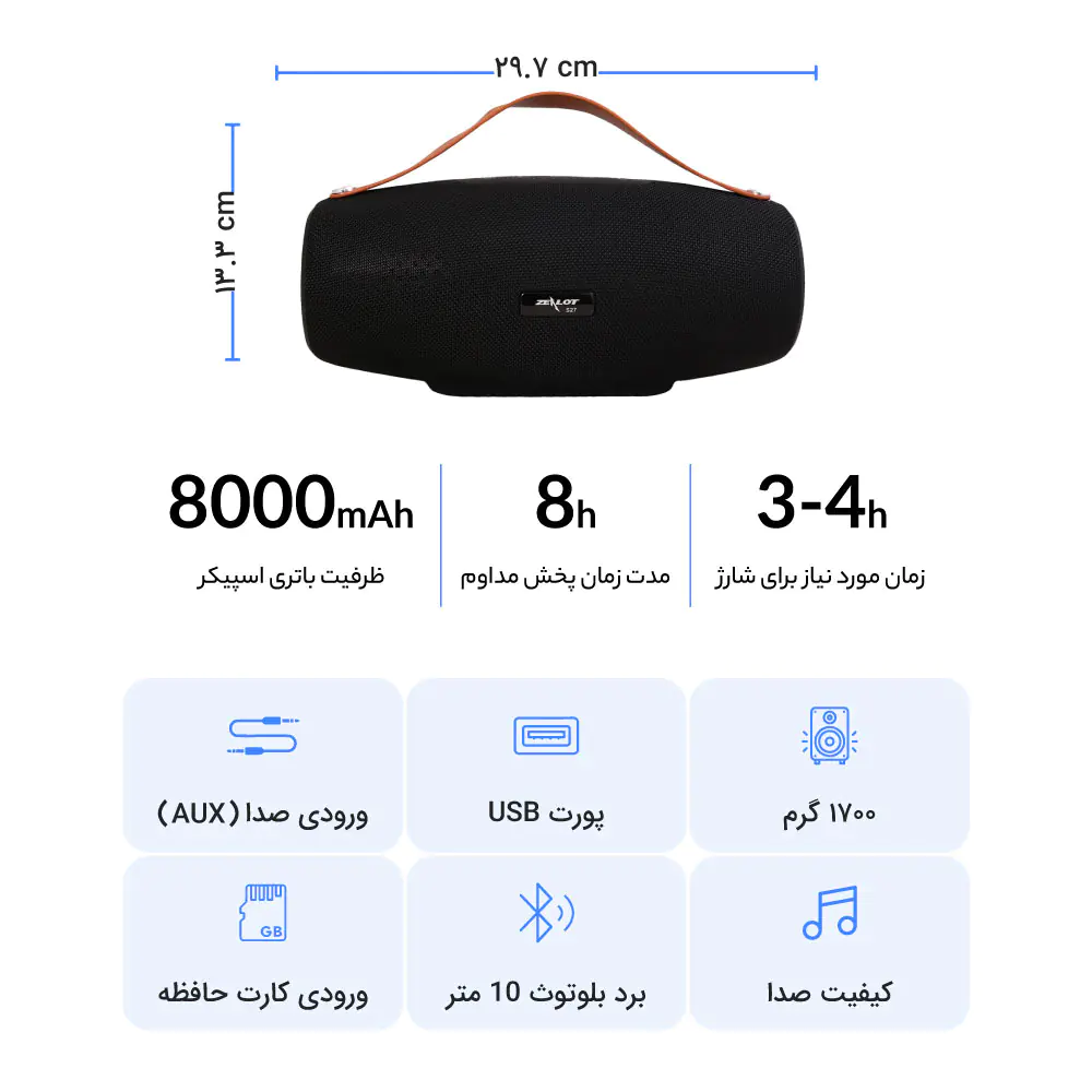 Zealot S27 Bluetooth Speaker