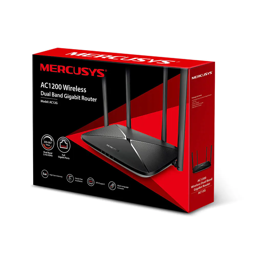 Mercosurian AC1200 AC12G Wireless Router