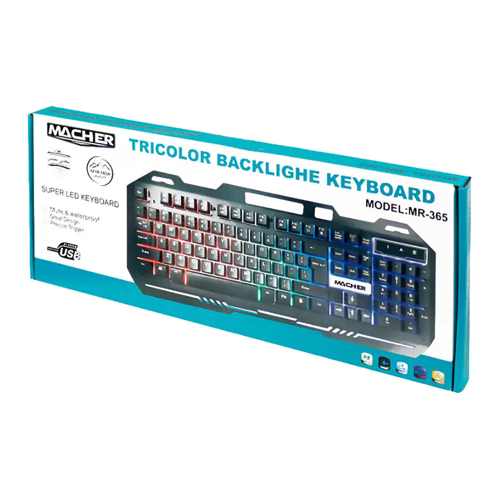 Macher MR-365 RGB Wierd Keyboard