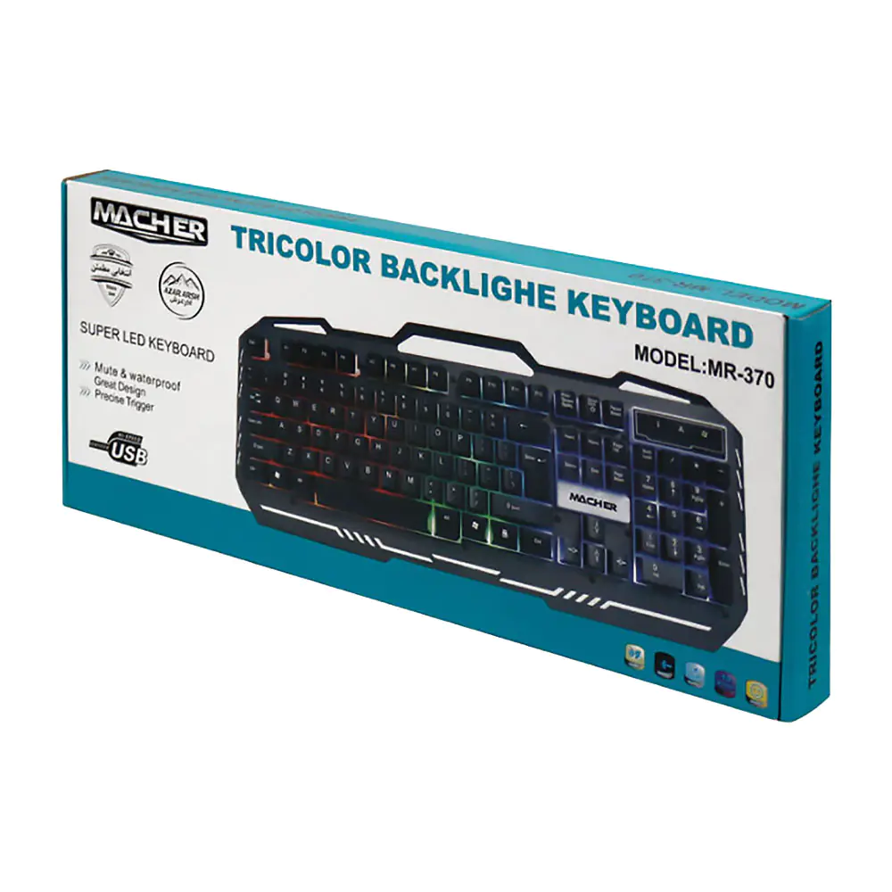 Macher MR-370 RGB Wierd Keyboard