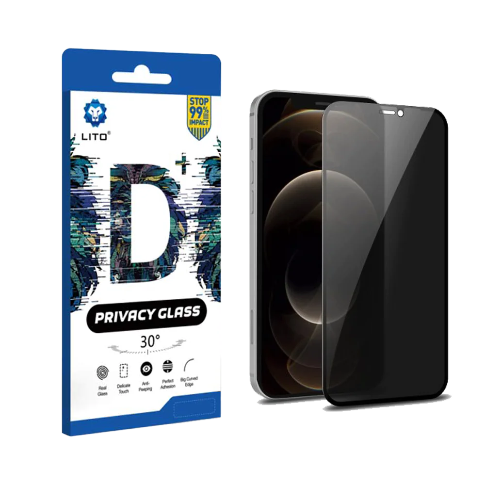 Glass Full Screen Privacy Lito D+ Suitable for iPhone 12/ 12 Pro