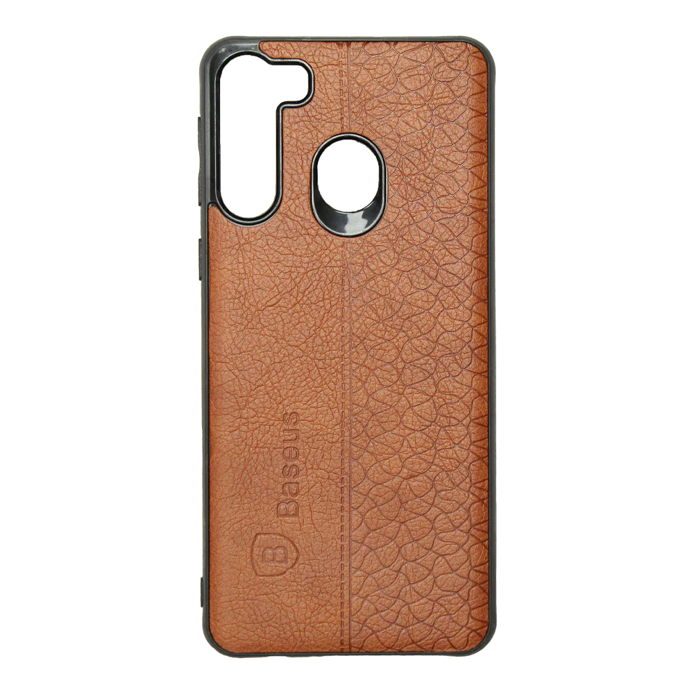 Leather Baseus cover suitable for Samsung A21
