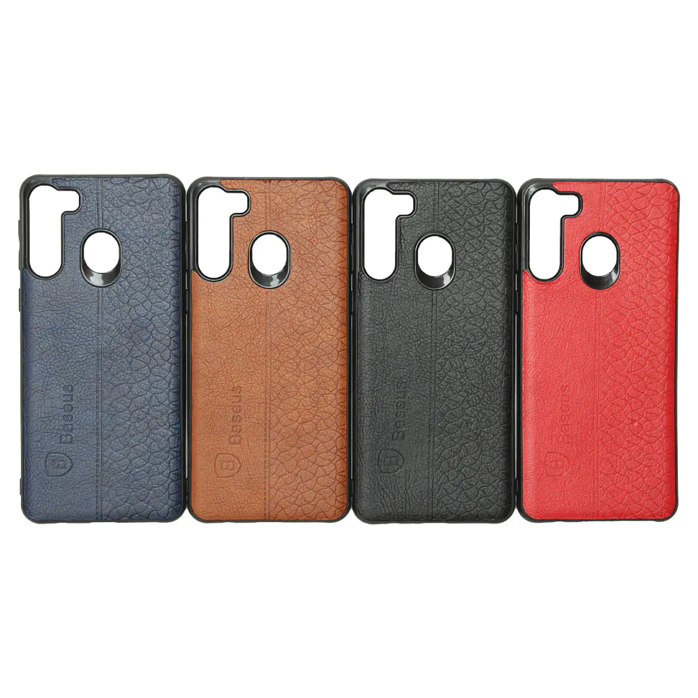 Leather Baseus cover suitable for Samsung A21