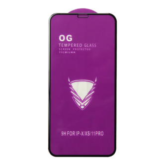 محافظ صفحه نمایش تمام صفحه OG مناسب برای گوشی موبایل iPhone 11 Pro Max / iPhone Xs Max محافظ صفحه نمایش تمام صفحه OG مناسب برای گوشی موبایل iPhone 11 Pro Max / iPhone Xs Max