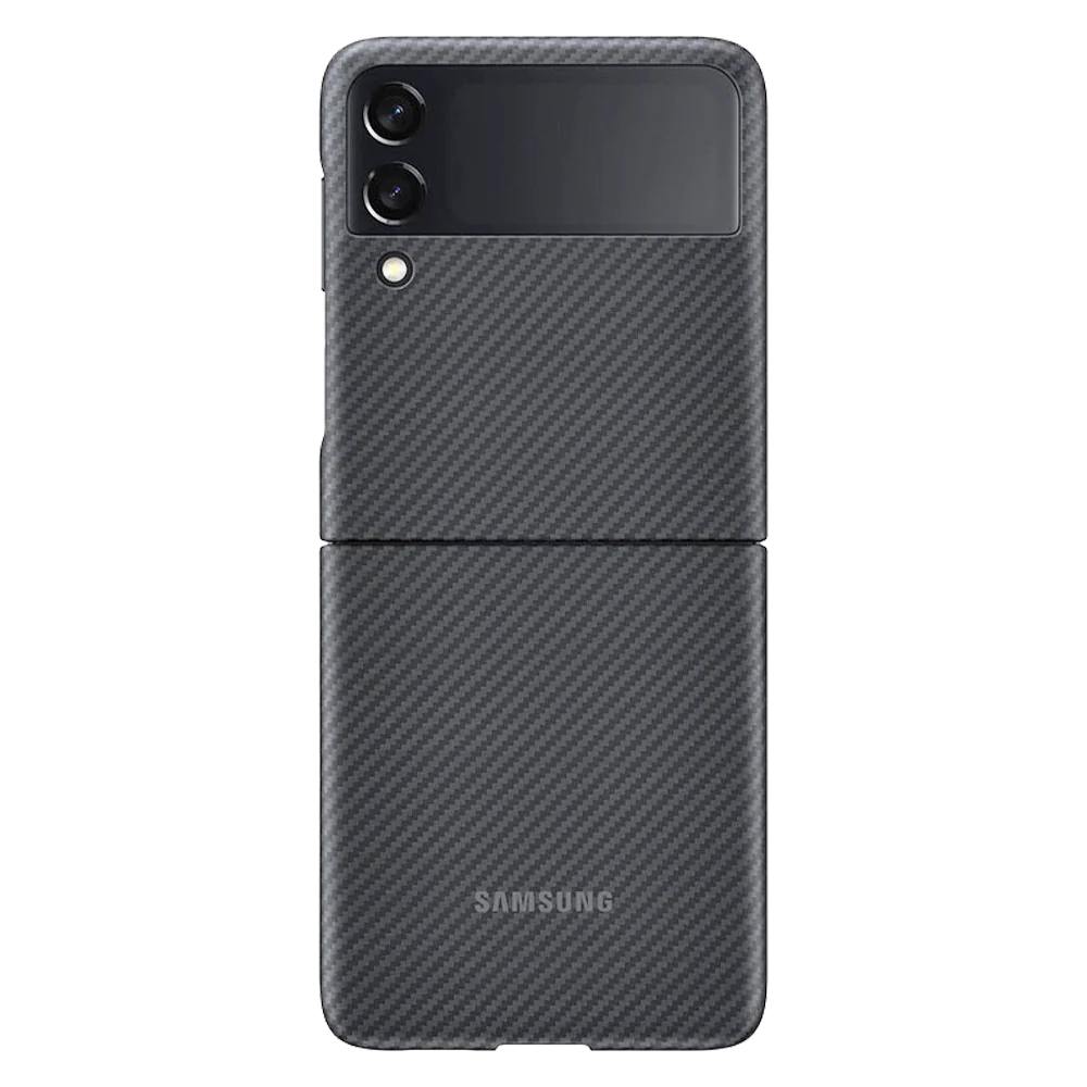 Cover Fiber Carbon Model Leather Case For Samsung Galaxy Z Flip 3