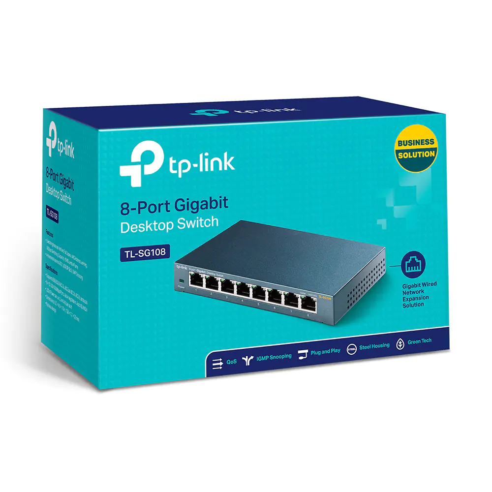 TP-Link TL-SG108 8-Port Gigabit Switch