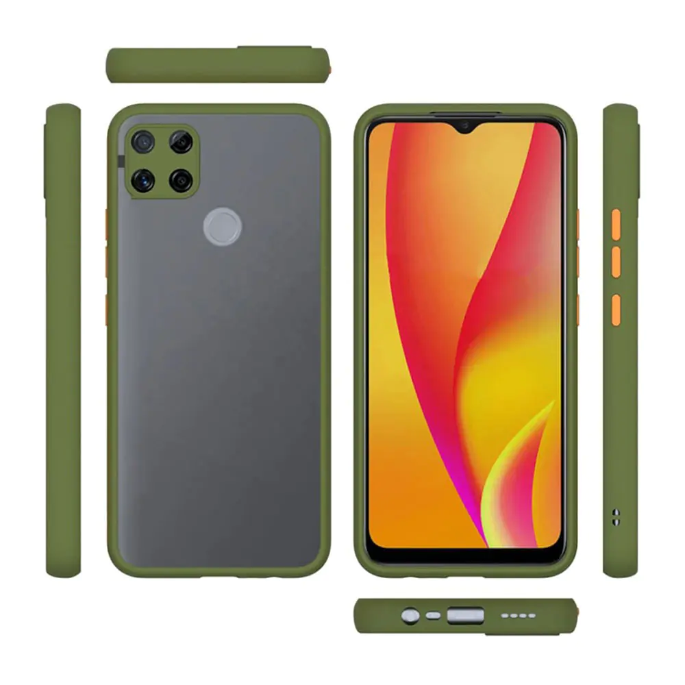 Cover Back Matte Camera Protective Defender Model For Xiaomi Redmi 9C