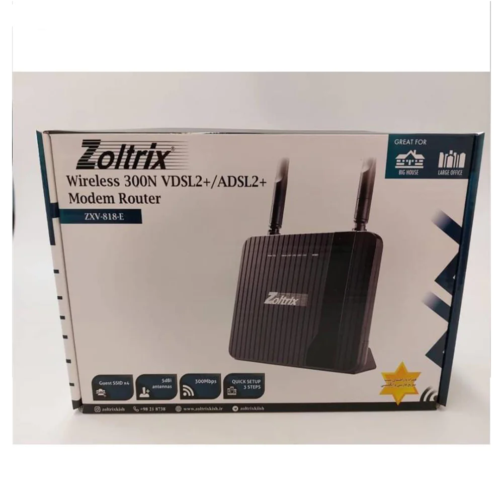 Zoltrix ZXV-818P VDSL/ADSL Modem Router