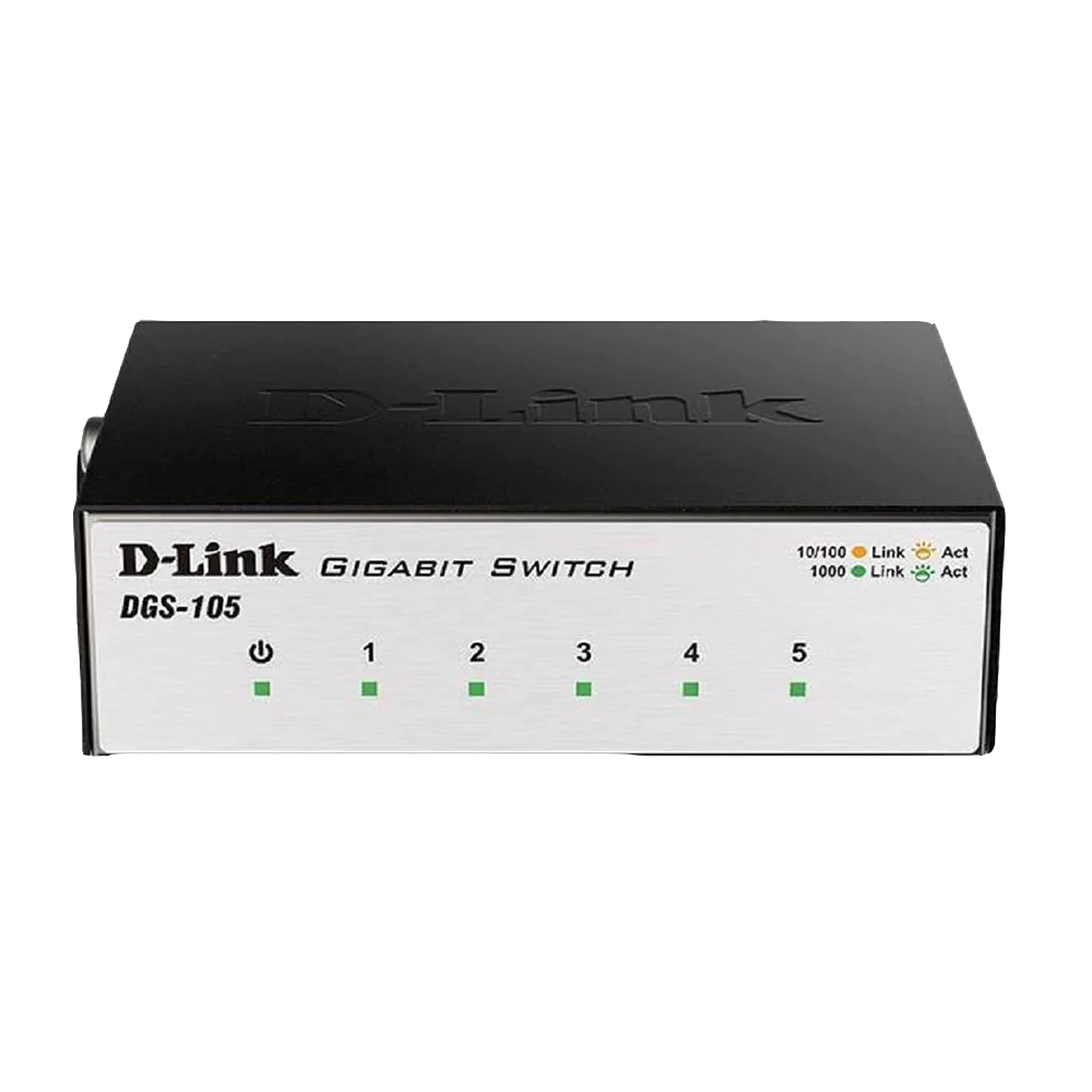 D-Link DGS-105 5-Port Gigabit Desktop Switch