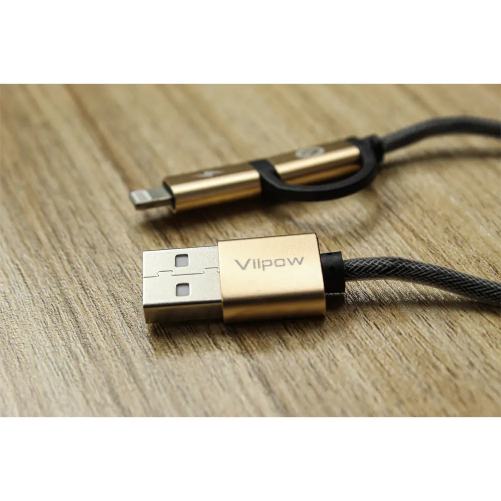 Cable Viipow Model CAB-03MTIC Lightning And Micro USB