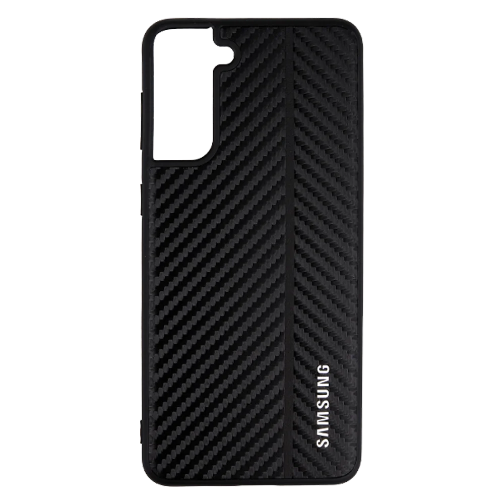 Cover Fiber Carbon Model Leather Case For Samsung Galaxy S21 / S21 FE