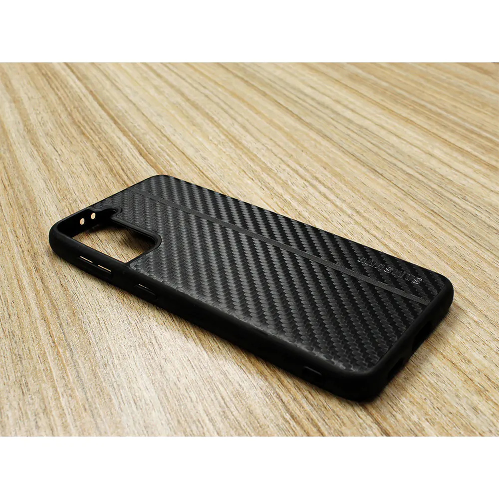 Cover Fiber Carbon Model Leather Case For Samsung Galaxy S21 / S21 FE