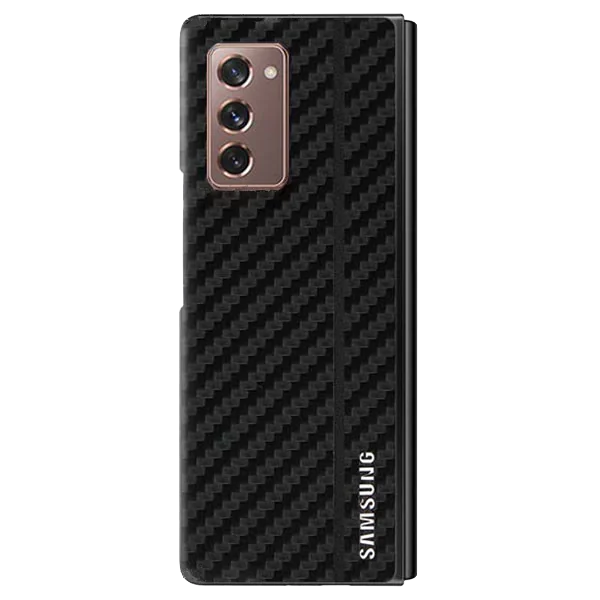 Cover Fiber Carbon Model Leather Case For Samsung Galaxy Z Fold 2