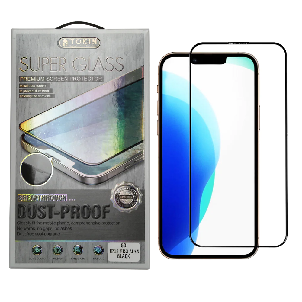 Glass Full Screen Tokin Model Dust Proof for iPhone 13 / 13 Pro