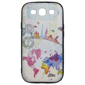 کاور طرح دار مدل P18 مناسب برای گوشی سامسونگ Galaxy S3