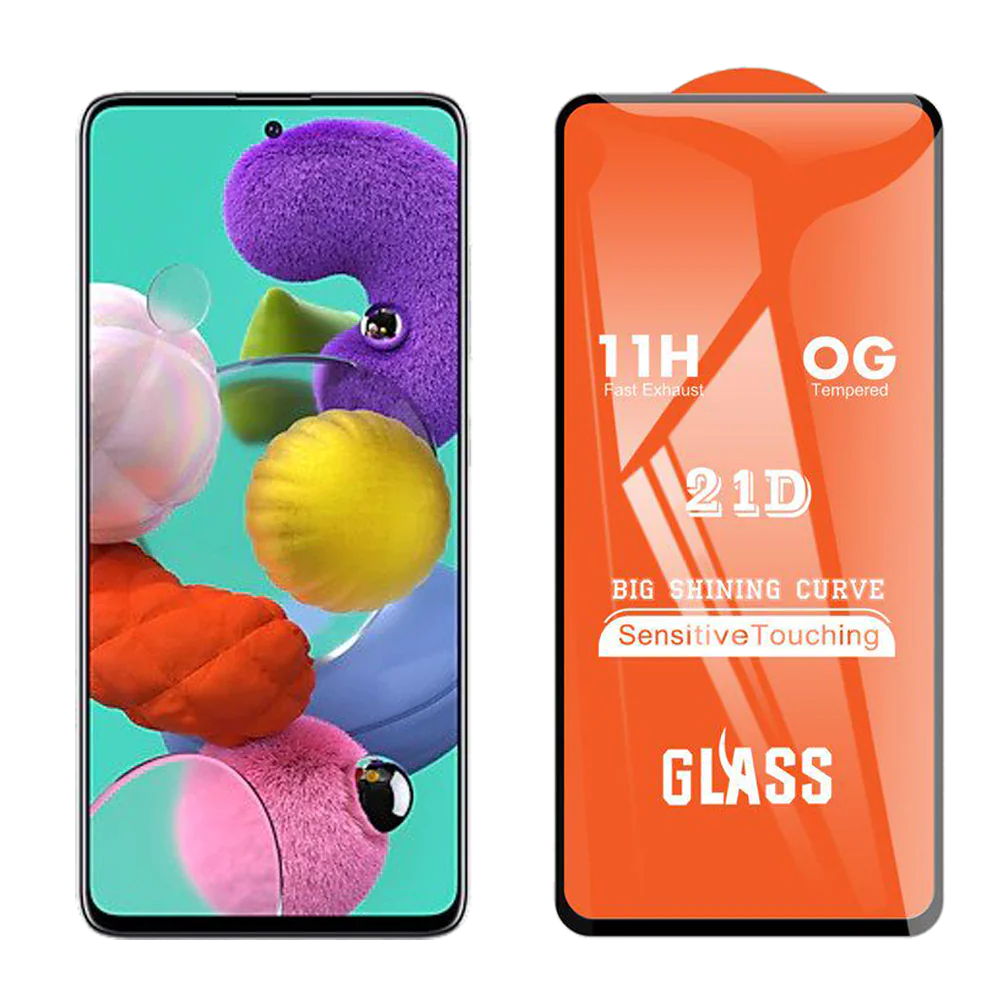 Samsung A51 Full Caver Glass Screen 21D