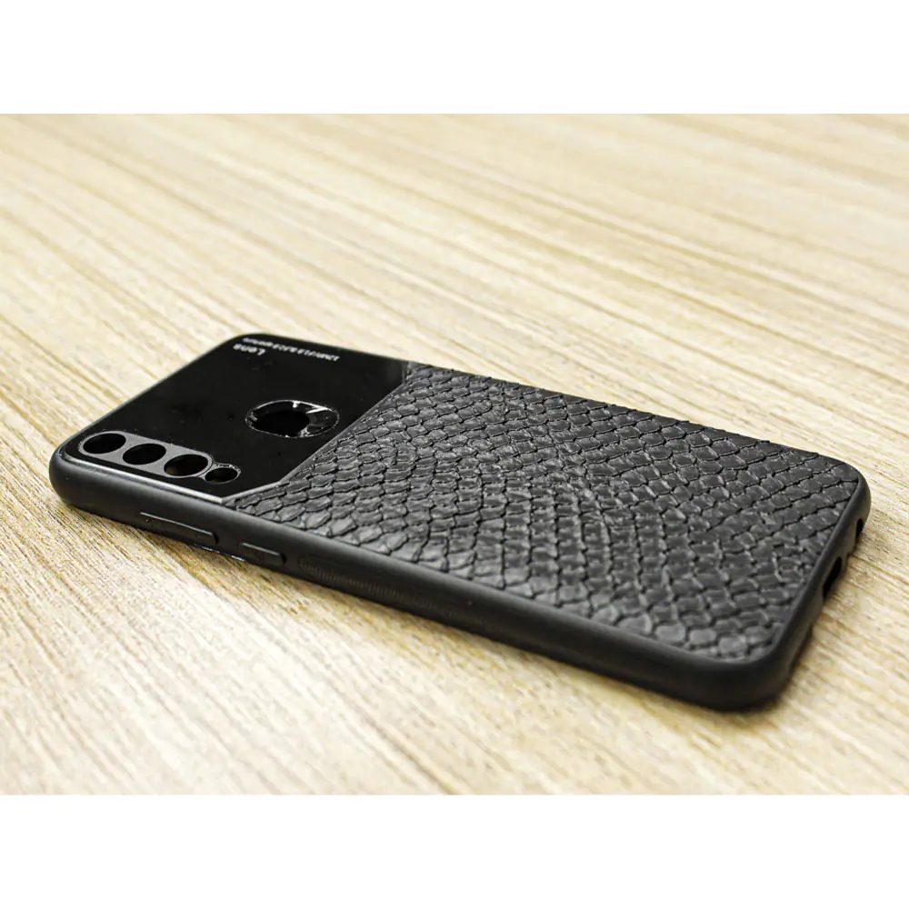 Cover Leather Design Lens Model for Huawei Y6P