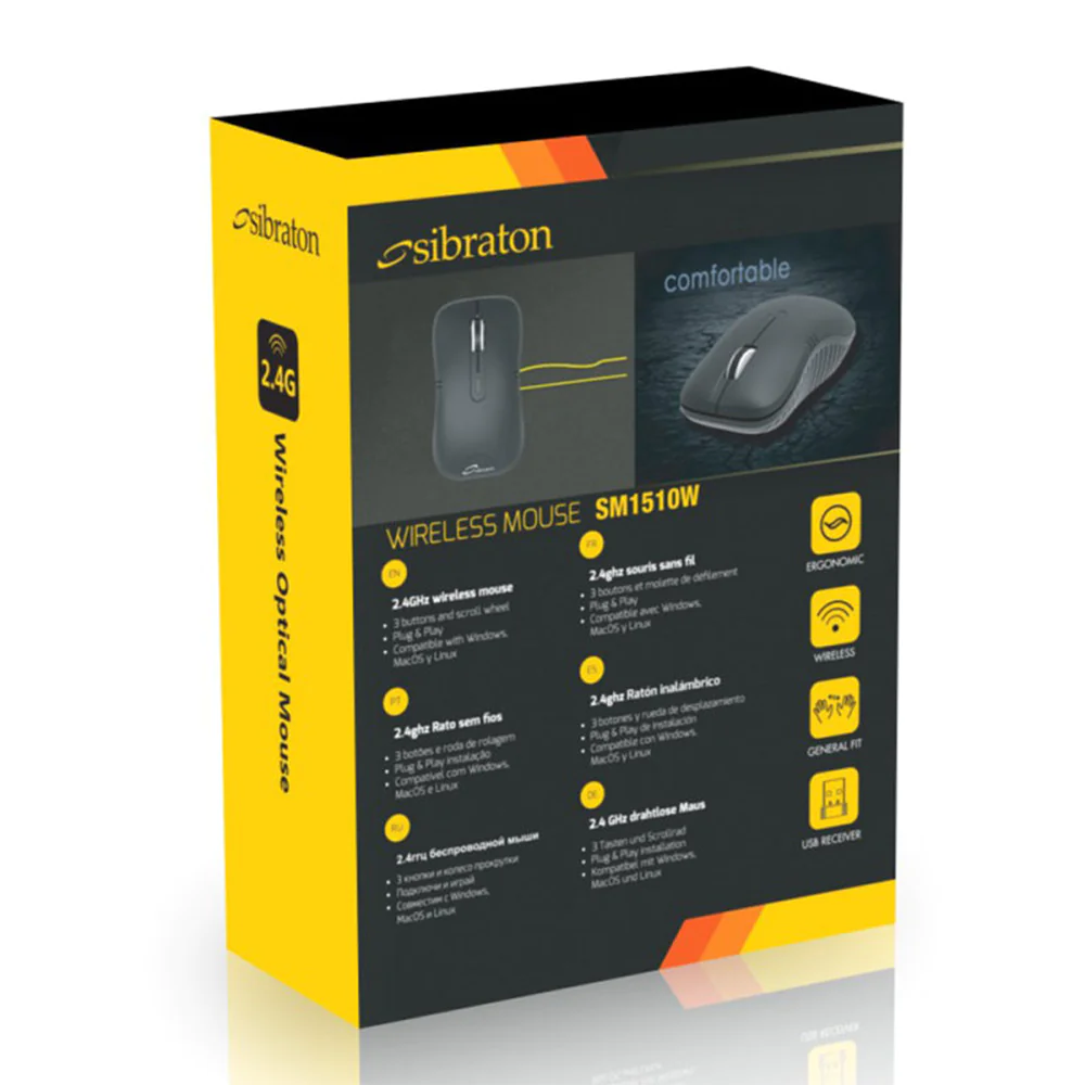 Sibraton SM1510W Wireless Optical Mouse