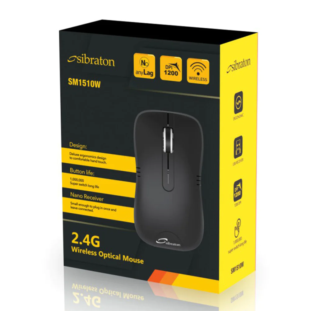 Sibraton SM1510W Wireless Optical Mouse