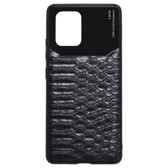 کاور طرح چرم مدل Lens مناسب برای گوشی سامسونگ Galaxy A91