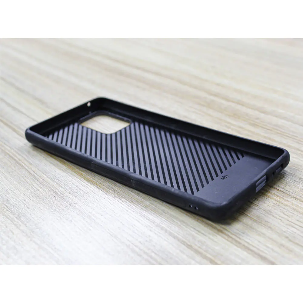 Cover Leather Design Lens Model For Samsung A91