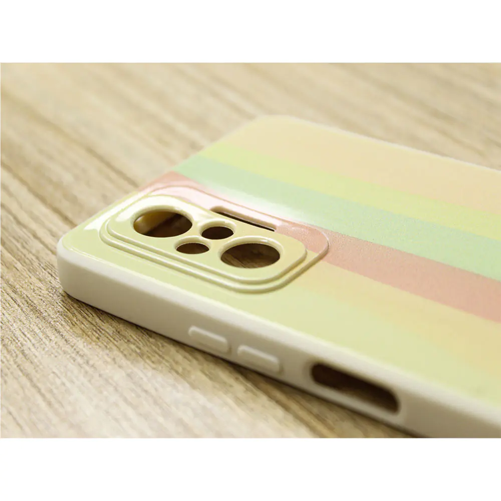 Cover Silicon Lens Protective Rainbow Pattern R11 For Xiaomi Redmi Note 10 Pro