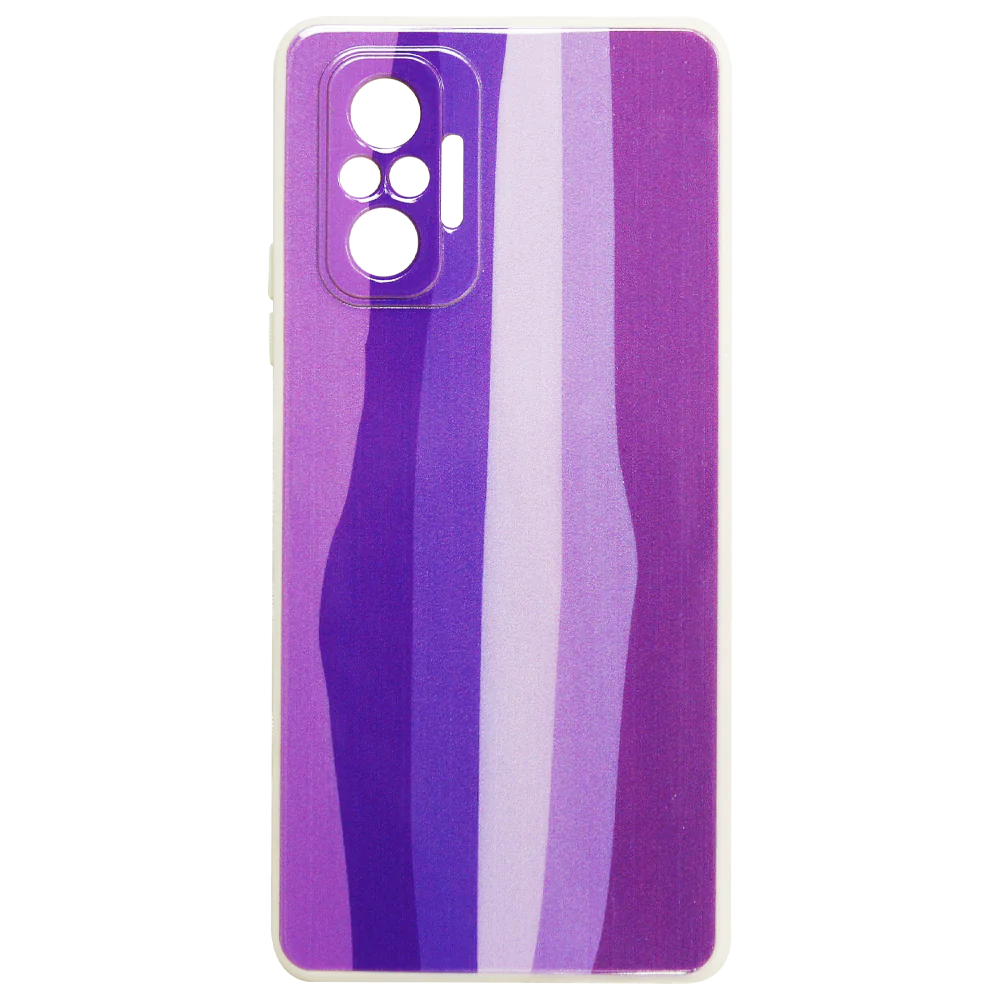 Cover Silicon Lens Protective Rainbow Pattern R12 For Xiaomi Redmi Note 10 Pro